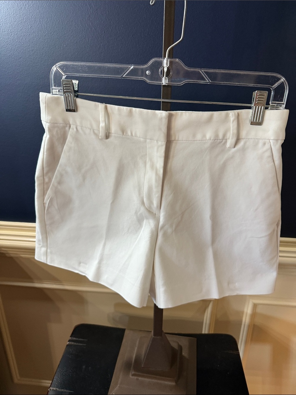 LOFT White Tailored Bermuda Shorts-Size 2